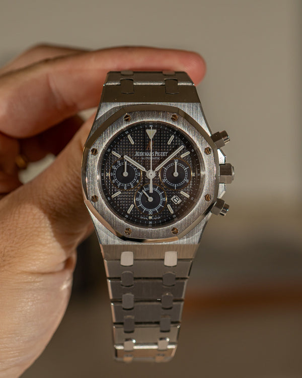 Audemars Piguet Royal Oak Chronograph 25860ST – Tropical Blue Dial – Extract & AP Service (2023)