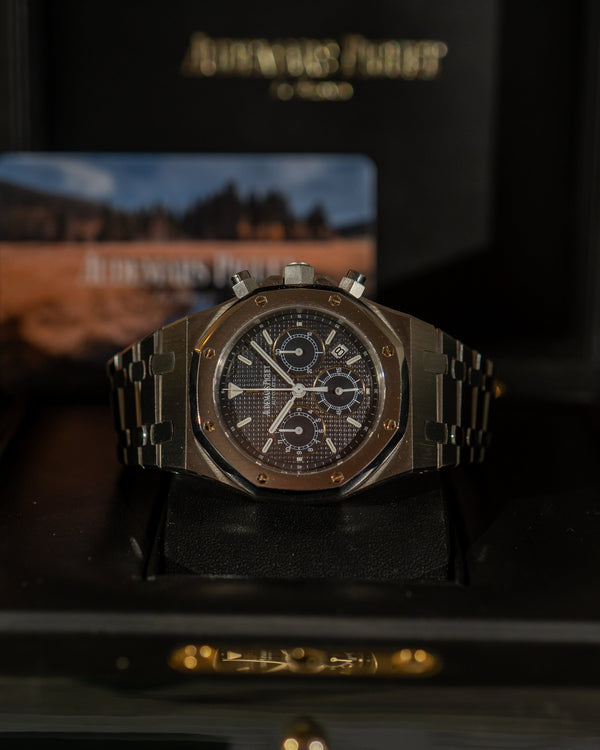 Audemars Piguet Royal Oak Chronograph 25860ST – Tropical Blue Dial – Extract & AP Service (2023)