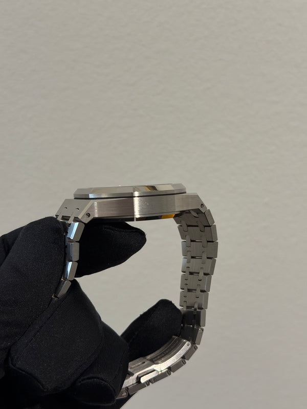 Audemars Piguet Watch Royal Oak Chronograph 26240ST - Silver Dial 50th Anniversary - Full Set - 2022
