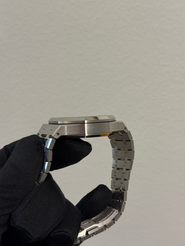Audemars Piguet Watch Royal Oak Chronograph 26240ST - Silver Dial 50th Anniversary - Full Set - 2022