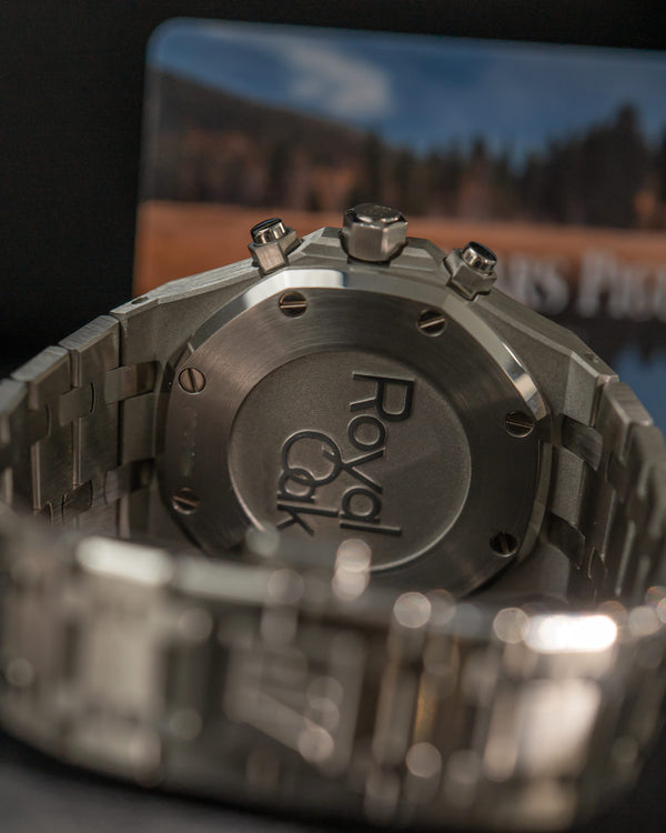 Audemars Piguet Royal Oak Chronograph 26315ST - Grey Dial - Box & Service Card - Mint Condition