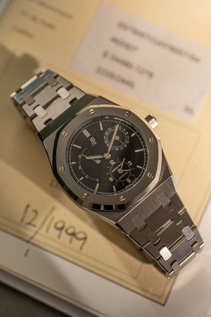 Audemars Piguet Royal Oak Dual Time 25730ST - Black Dial - Full Set (1999)