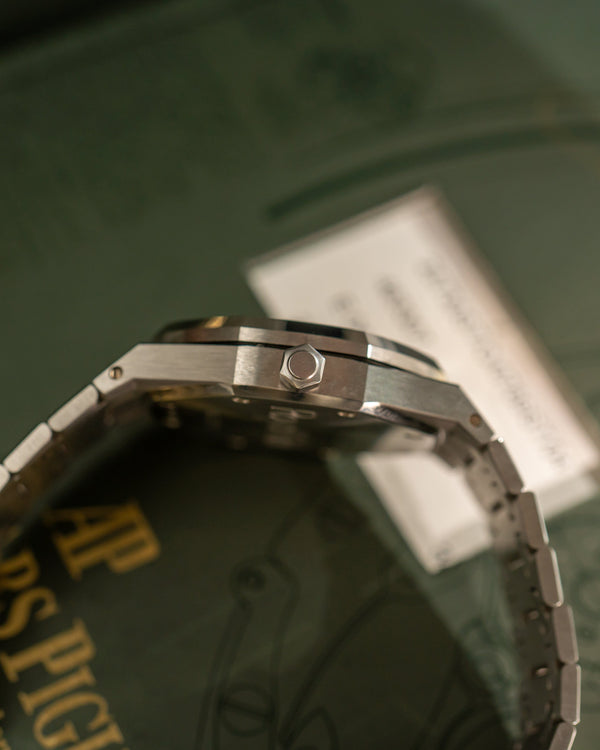 Audemars Piguet Royal Oak Dual Time 25730ST - Black Dial - Full Set (1999)