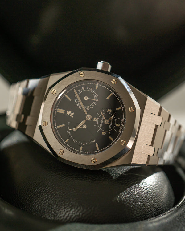 Audemars Piguet Royal Oak Dual Time 25730ST - Black Dial - Full Set (1999)