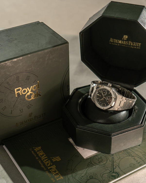 Audemars Piguet Royal Oak Dual Time 25730ST - Black Dial - Full Set (1999)