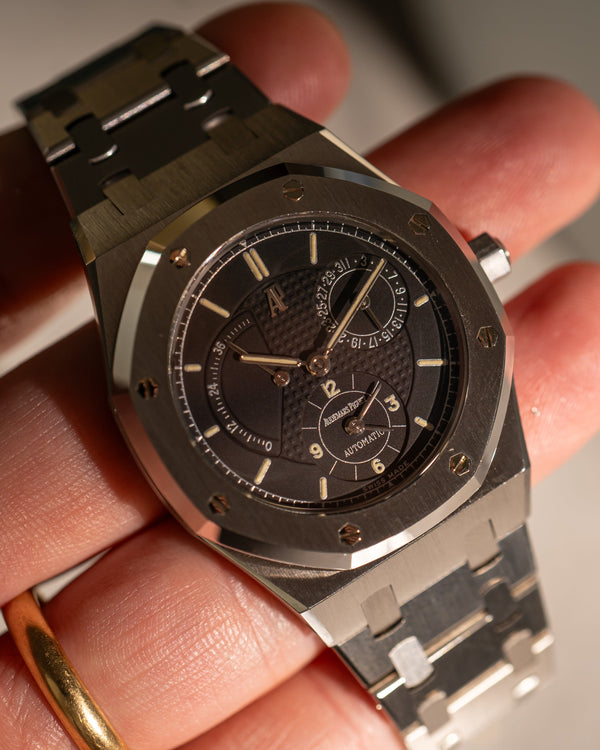Audemars Piguet Royal Oak Dual Time 25730ST - Black Dial - Full Set (1999)