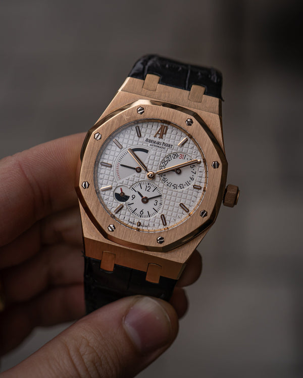 Audemars Piguet Royal Oak Dual Time 26120OR – Ivory Dial – F-Serial