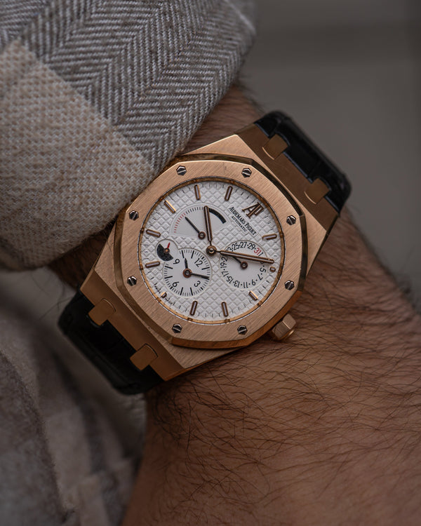 Audemars Piguet Royal Oak Dual Time 26120OR – Ivory Dial – F-Serial