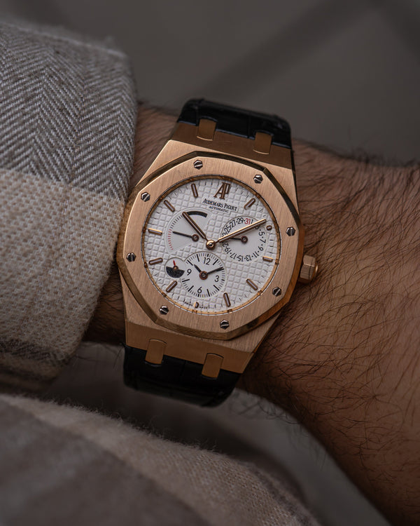 Audemars Piguet Royal Oak Dual Time 26120OR – Ivory Dial – F-Serial