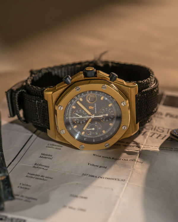 Audemars Piguet Royal Oak Offshore 25770BA – With Extract & Additional Straps