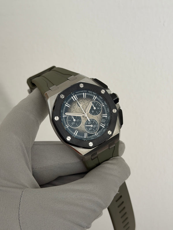 Audemars Piguet Watch Royal Oak Offshore 26420SO - Smoked Taupe Dial - Full Set - 2022