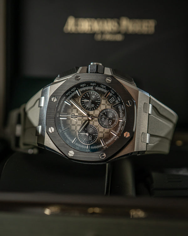 Audemars Piguet Watch Royal Oak Offshore 26420SO - Smoked Taupe Dial - Full Set - 2022