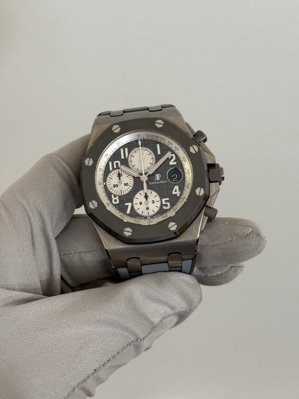 Audemars Piguet Watch Royal Oak Offshore 26470IO Ghost - Grey Dial - Full Set - 2019
