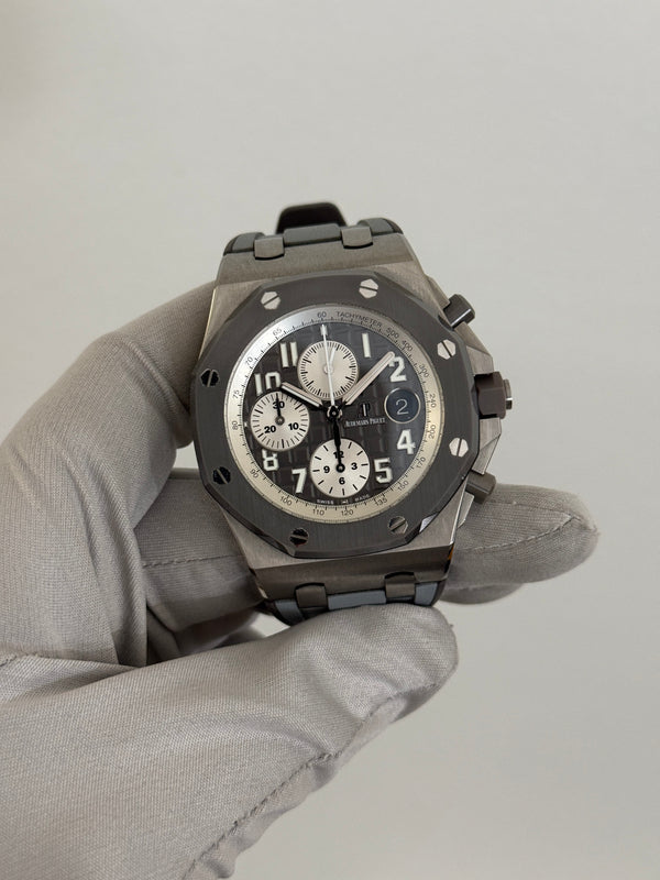 Audemars Piguet Watch Royal Oak Offshore 26470IO Ghost - Grey Dial - Full Set - 2019