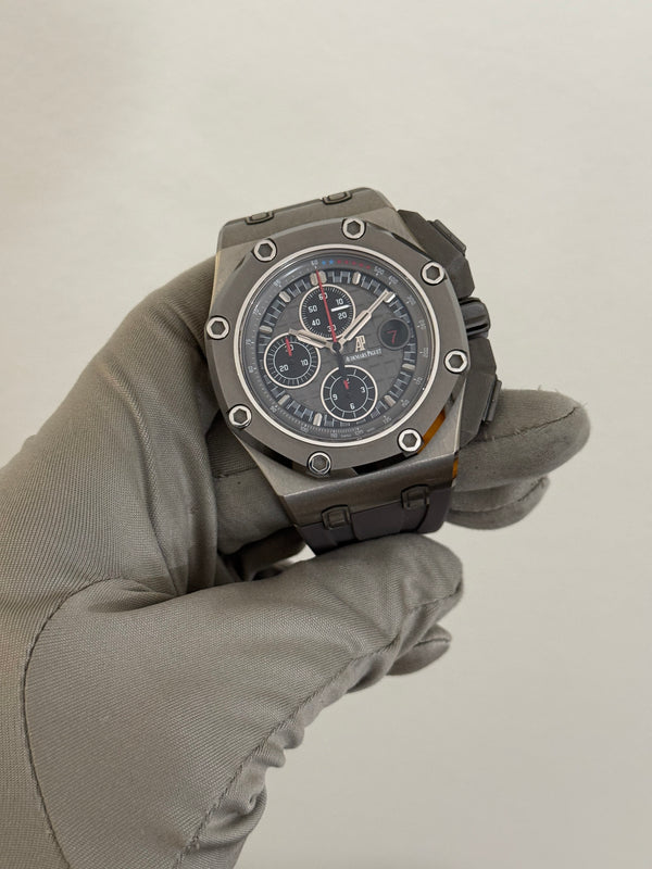 Audemars Piguet Watch Royal Oak Offshore Chronograph Michael Schumacher 26568IM - Titanium - Watch Only - 2012