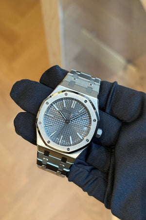 Audemars Piguet Watch Royal Oak Selfwinding 15510ST - Grey Grande Tapisserie Dial - Full Set - 2023