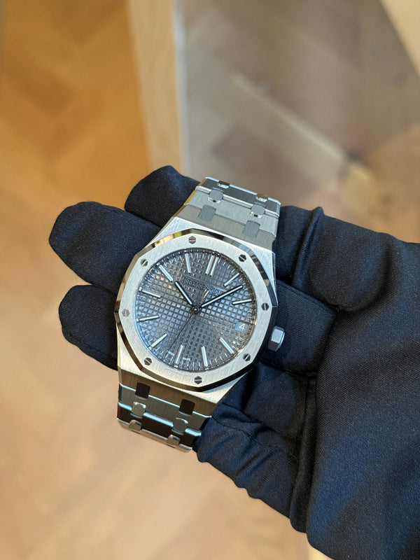 Audemars Piguet Watch Royal Oak Selfwinding 15510ST - Grey Grande Tapisserie Dial - Full Set - 2023