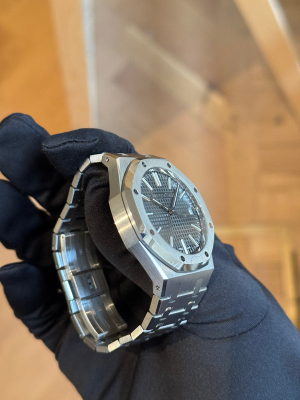 Audemars Piguet Watch Royal Oak Selfwinding 15510ST - Grey Grande Tapisserie Dial - Full Set - 2023