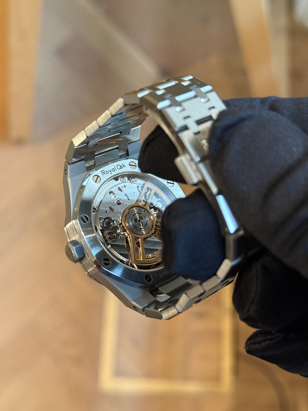 Audemars Piguet Watch Royal Oak Selfwinding 15510ST - Grey Grande Tapisserie Dial - Full Set - 2023