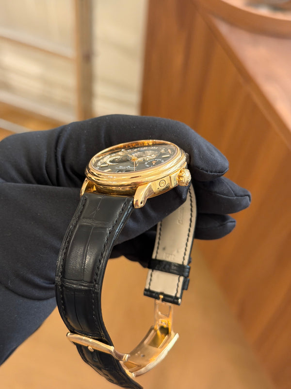 Blancpain Watch Blancpain Léman Tourbillon Semainier Grande Date 2925-3630-53B - Red Gold Limited Edition - Full Set - 2008