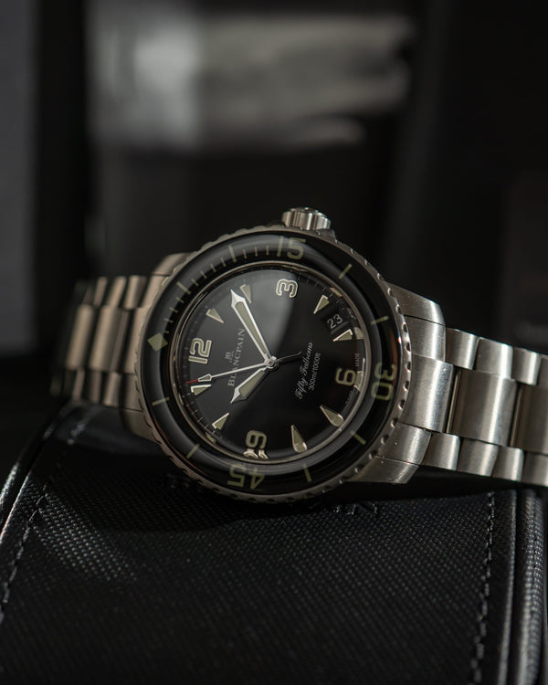 Blancpain Fifty Fathoms Automatique 5010-12B30-98S - Titanium - Full Set (2025)