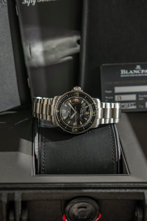 Blancpain Fifty Fathoms Automatique 5010-12B30-98S - Titanium - Full Set (2025)