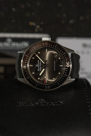 Blancpain Fifty Fathoms Bathyscaphe 38 5110B-1110-B52A – Full Set (2024)