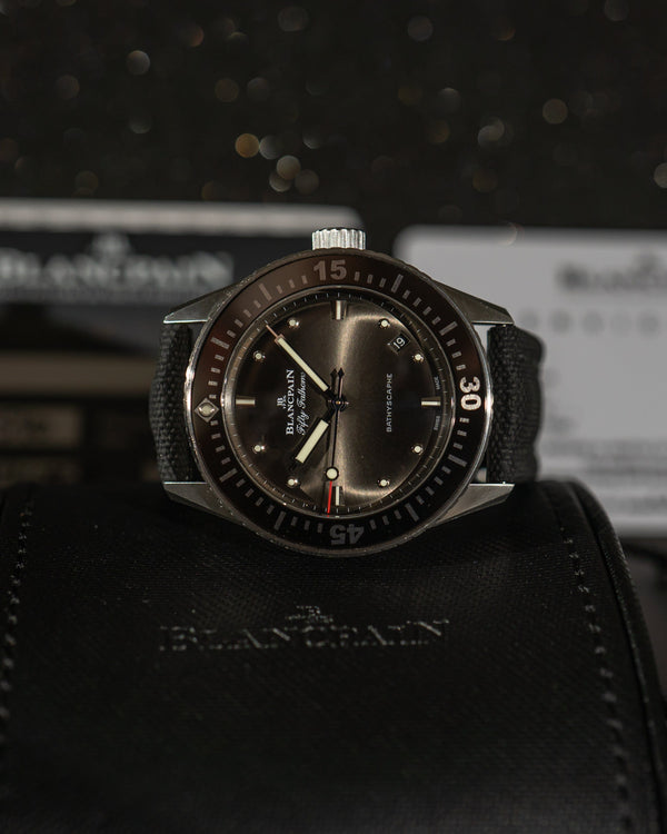 Blancpain Fifty Fathoms Bathyscaphe 38 5110B-1110-B52A – Full Set (2024)