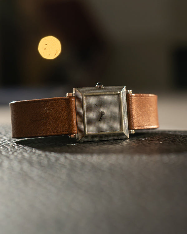 Boucheron Carrée 18k White Gold - Personalized Dial - 1960s
