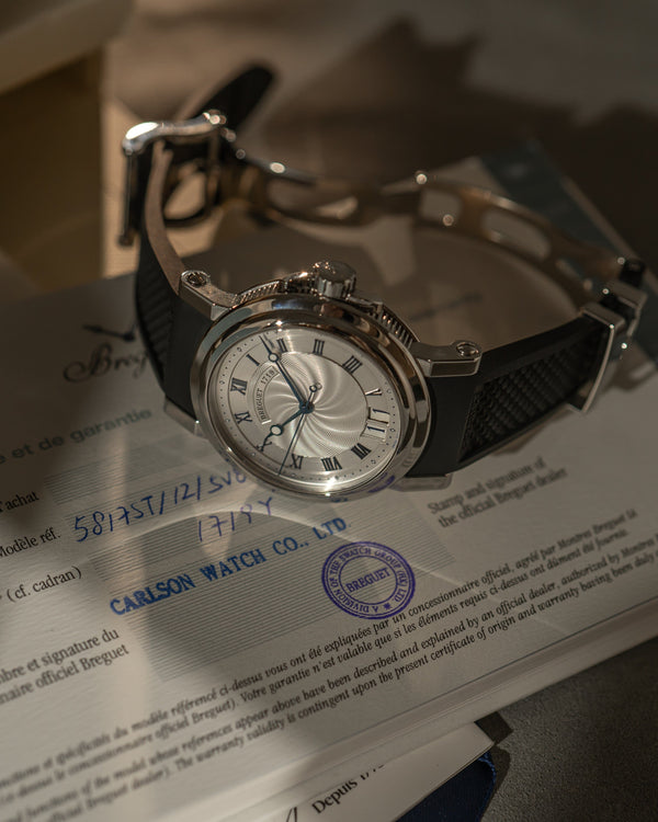Breguet Marine Big Date 5817ST/12/5V8 – Full Set