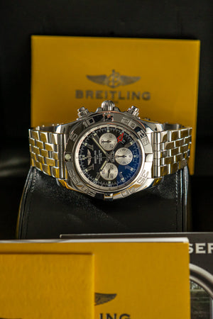 Breitling Watch Chronomat GMT AB0410 - Black Dial - Full Set - 2012