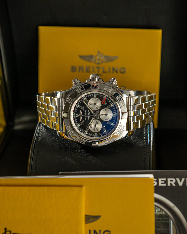 Breitling Watch Chronomat GMT AB0410 - Black Dial - Full Set - 2012