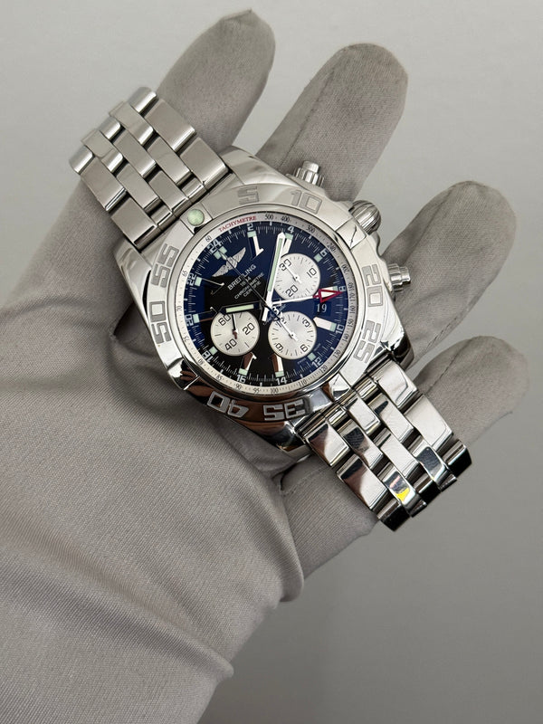 Breitling Watch Chronomat GMT AB0410 - Black Dial - Full Set - 2012