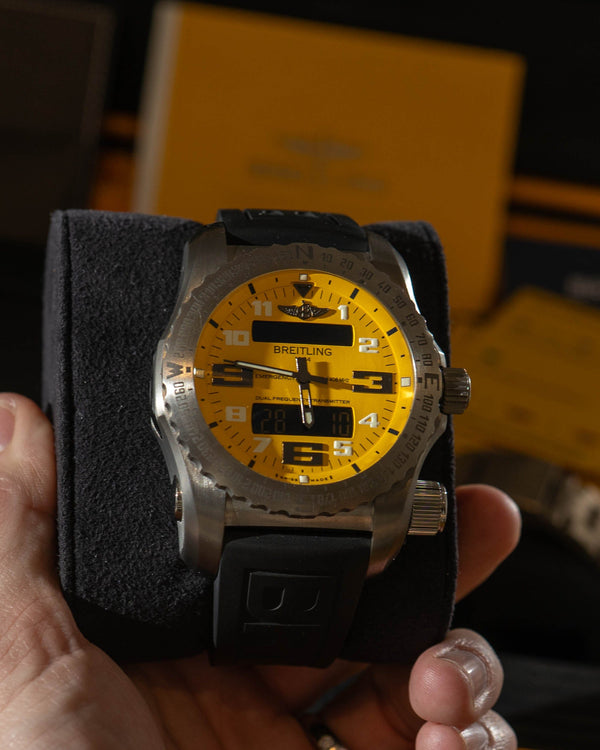 Breitling Emergency II E76325C2/I520 - Yellow Dial - Full Set (2020) - Service 2025