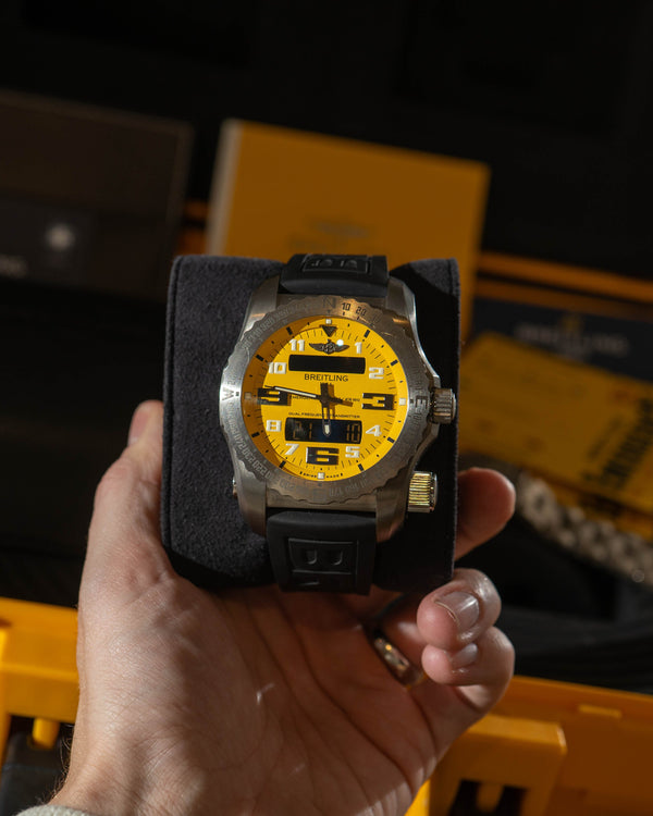 Breitling Emergency II E76325C2/I520 - Yellow Dial - Full Set (2020) - Service 2025
