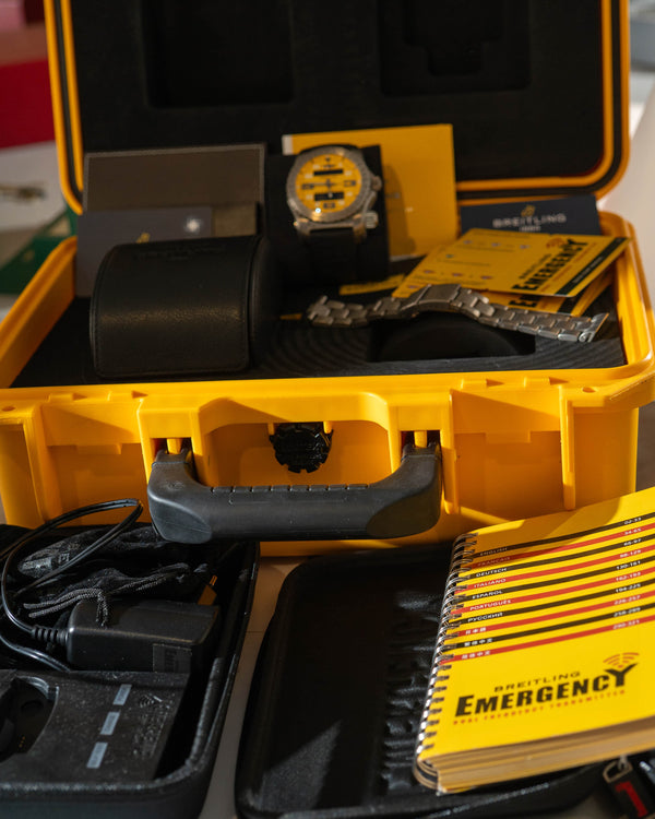 Breitling Emergency II E76325C2/I520 - Yellow Dial - Full Set (2020) - Service 2025