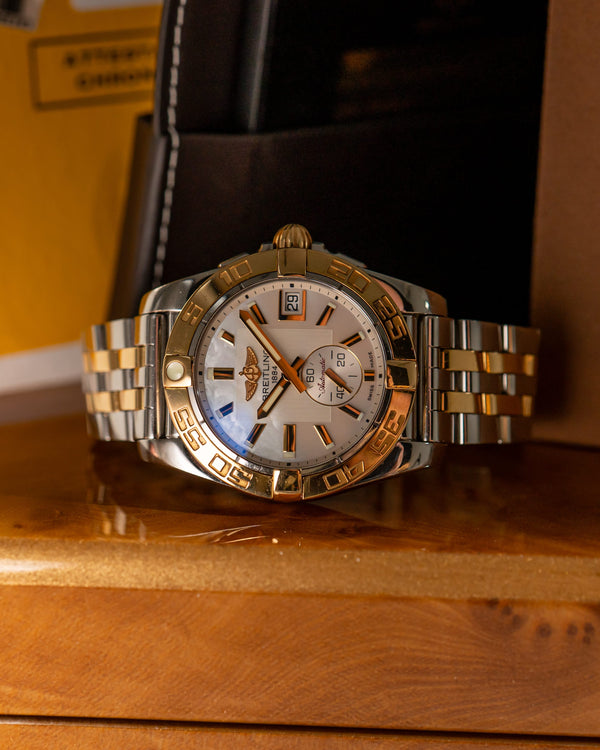 Breitling Watch Galactic 36 Automatic C3733012 - Mother of Pearl - Steel & 18k Rose Gold - Full Set - 2017