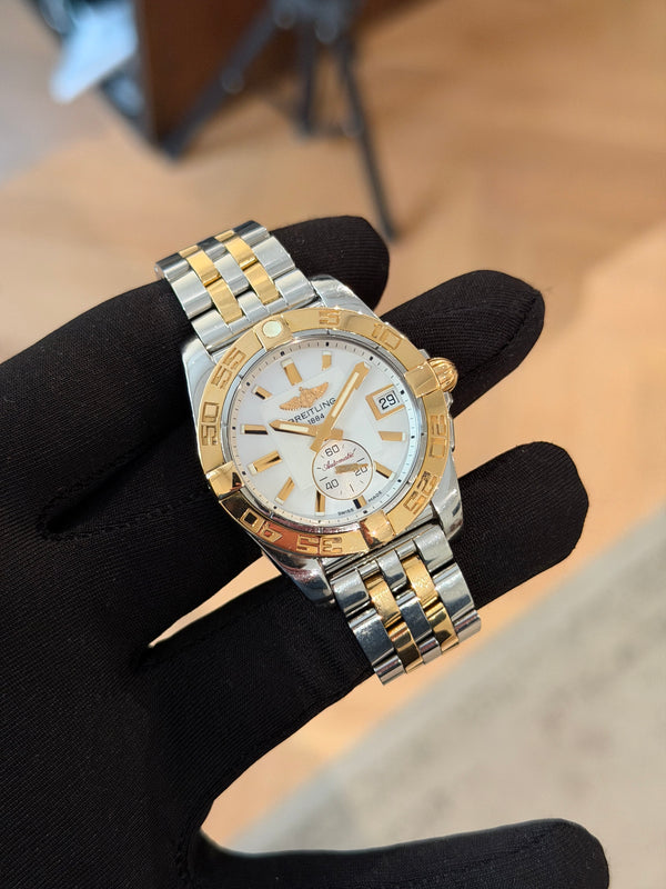 Breitling Watch Galactic 36 Automatic C3733012 - Mother of Pearl - Steel & 18k Rose Gold - Full Set - 2017