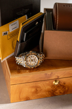 Breitling Watch Galactic 36 Automatic C3733012 - Mother of Pearl - Steel & 18k Rose Gold - Full Set - 2017