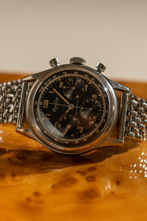 Breitling Watch Premier 765 - Black Dial Chronograph - Watch Only - ca. 1940's