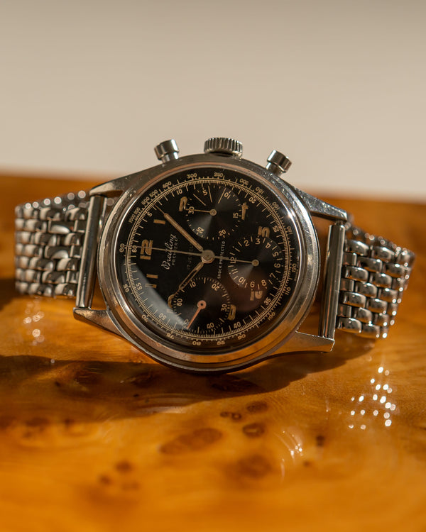 Breitling Watch Premier 765 - Black Dial Chronograph - Watch Only - ca. 1940's