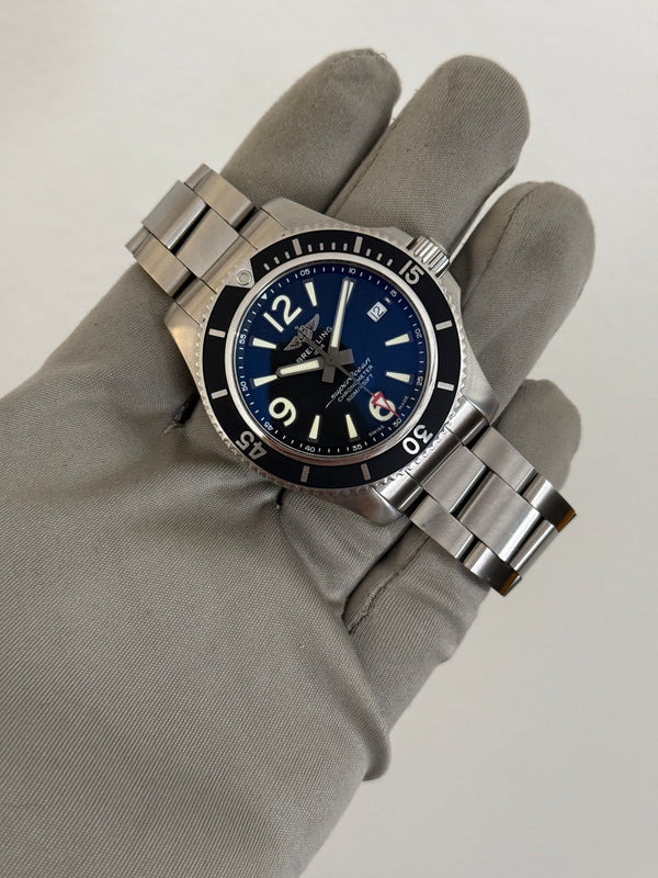 Breitling Watch Superocean 42 A17366 - Black Dial - Full Set - 2022