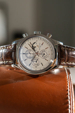 Breitling Watch Transocean Chronograph 1461 A1931012 - Silver Dial - Full Set (2017)
