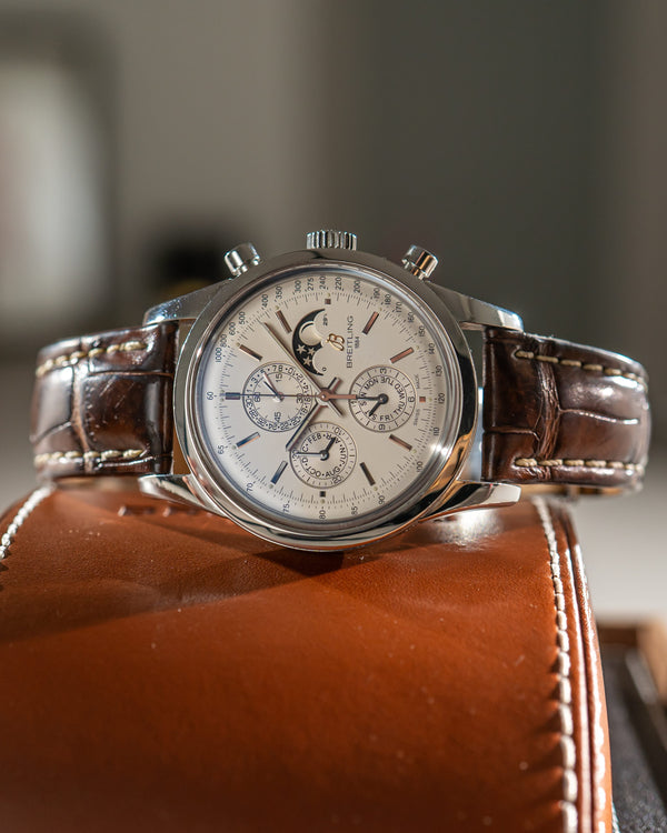 Breitling Watch Transocean Chronograph 1461 A1931012 - Silver Dial - Full Set (2017)