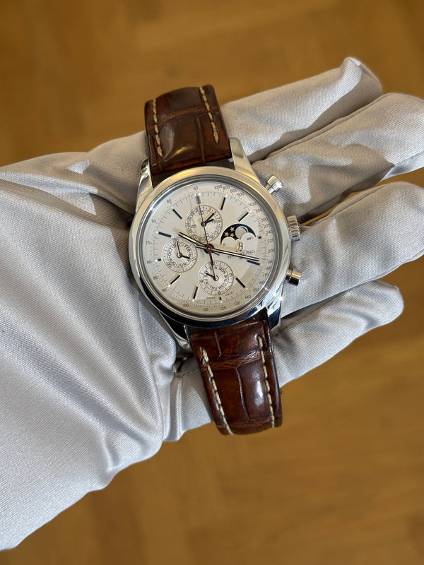 Breitling Watch Transocean Chronograph 1461 A1931012 - Silver Dial - Full Set (2017)
