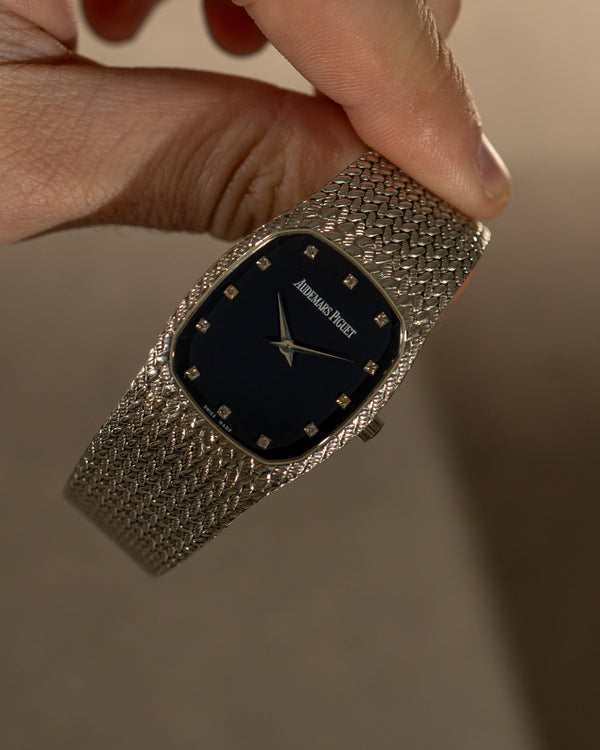 Bulgari 18k white gold ref. 4126 - Blue diamond dial