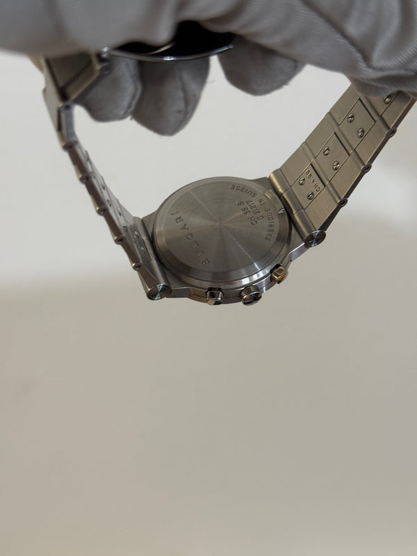 Bulgari Watch Diagono Chronograph CH35S - Steel Silver Dial - Quartz - Watch Only (ca. 2000's)