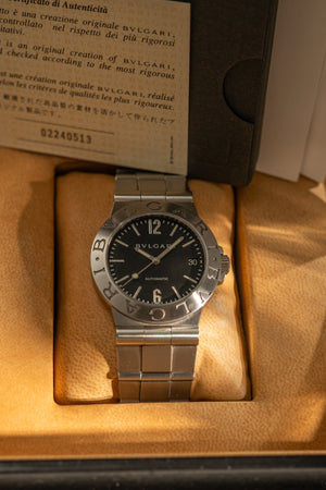 Bulgari Diagono LCV35S - Black Dial - Full Set (2025)