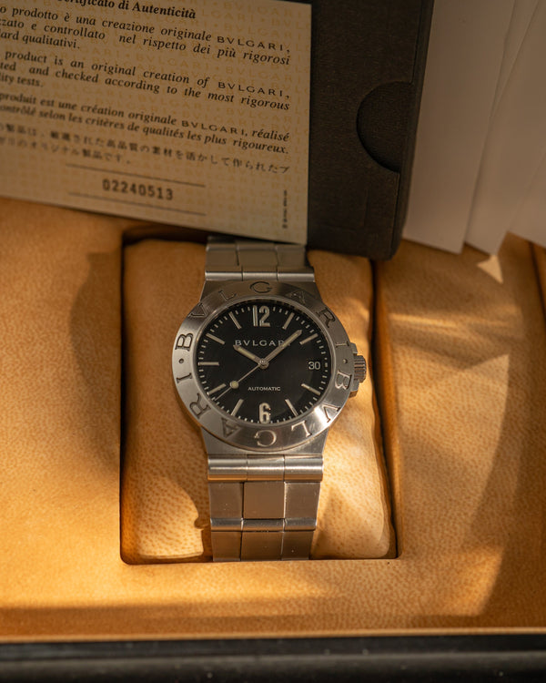 Bulgari Diagono LCV35S - Black Dial - Full Set (2025)
