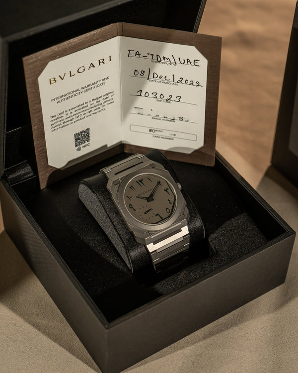 Bulgari Octo Finissimo 103023 – Arabic Dial – Full Set (2022)
